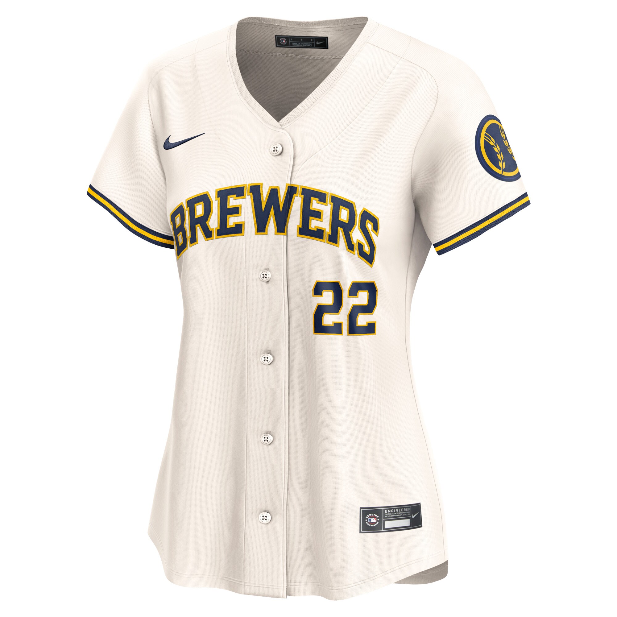 Milwaukee Brewers Jerseys Shop – womens milwaukee brewers christian yelich nike cream home limited player jersey Baseball Jerseys and Caps