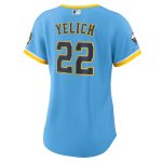 Milwaukee Brewers Jerseys Shop – womens milwaukee brewers christian yelich nike powder blue city connect replica player jersey Baseball Jerseys and Caps