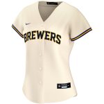 Milwaukee Brewers Jerseys Shop – womens milwaukee brewers nike cream home replica custom jersey Baseball Jerseys and Caps