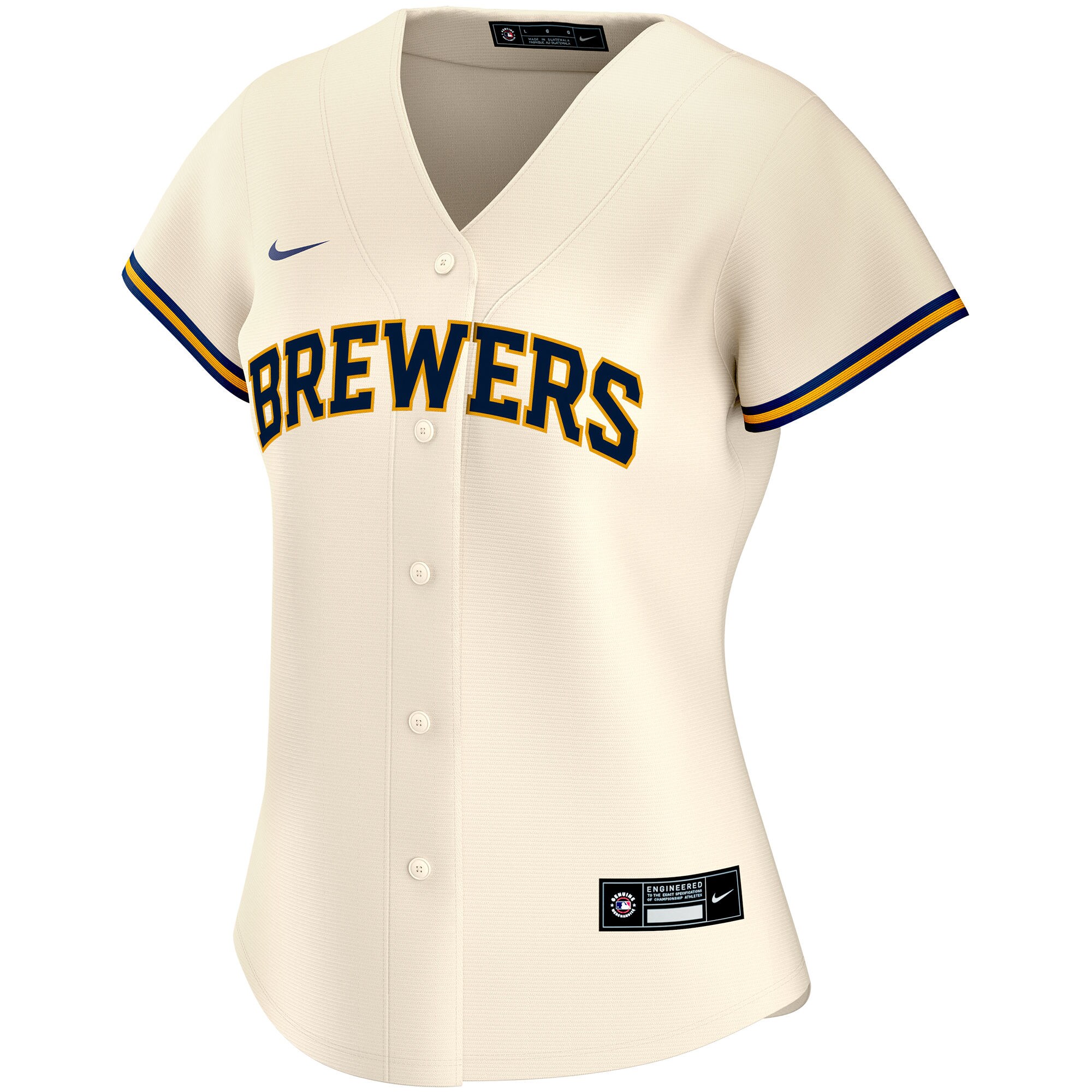 Milwaukee Brewers Jerseys Shop – womens milwaukee brewers nike cream home replica custom jersey Baseball Jerseys and Caps