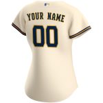 Milwaukee Brewers Jerseys Shop – womens milwaukee brewers nike cream home replica custom jersey Baseball Jerseys and Caps