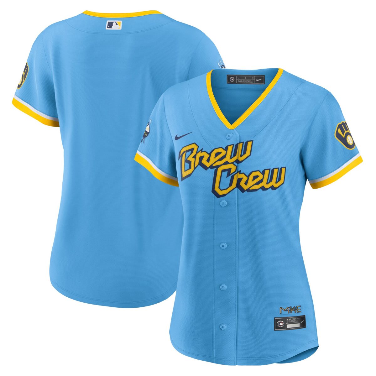 Milwaukee Brewers Jerseys Shop – womens milwaukee brewers nike powder blue city connect replica team jersey Baseball Jerseys and Caps