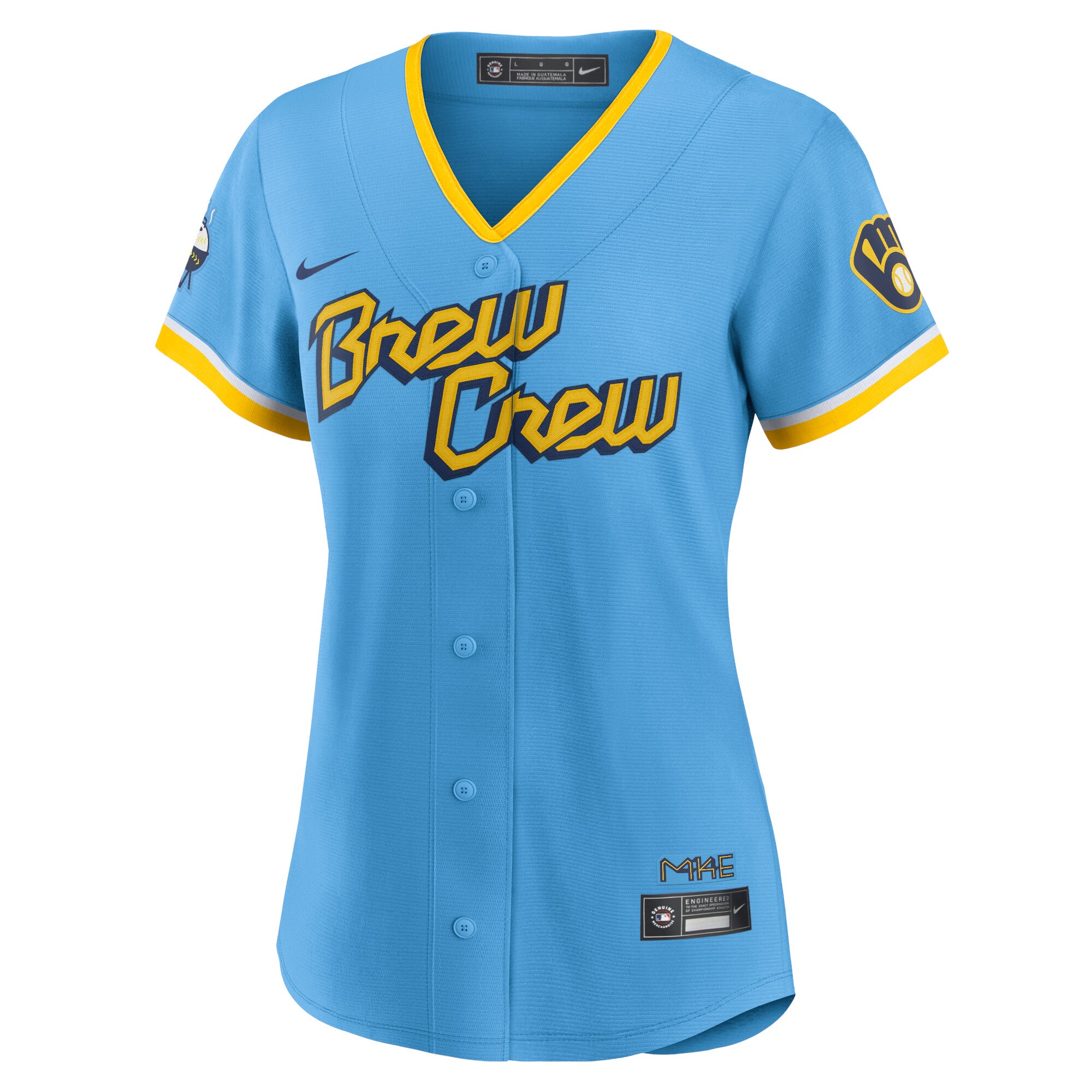 Milwaukee Brewers Jerseys Shop – womens milwaukee brewers nike powder blue city connect replica team jersey Baseball Jerseys and Caps