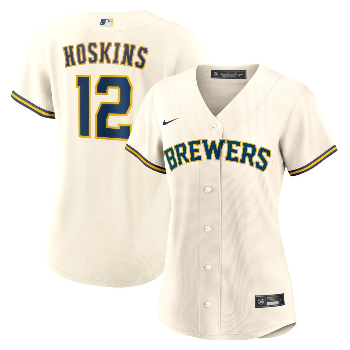 Milwaukee Brewers Jerseys Shop – womens milwaukee brewers rhys hoskins nike white home replica jersey Baseball Jerseys and Caps