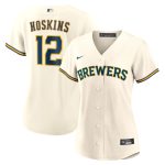 Milwaukee Brewers Jerseys Shop – womens milwaukee brewers rhys hoskins nike white home replica jersey Baseball Jerseys and Caps