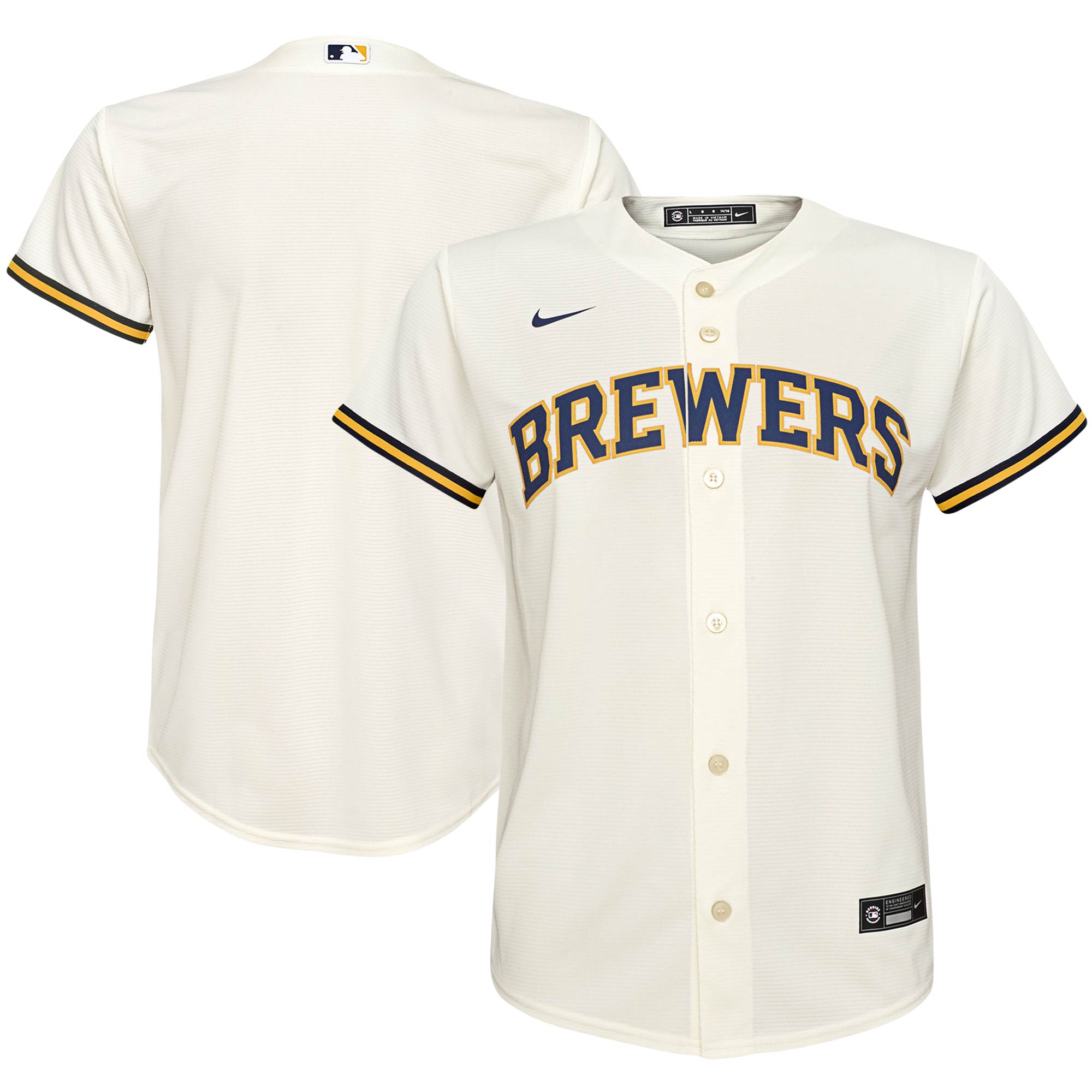 Milwaukee Brewers Jerseys Shop – youth milwaukee brewers nike cream home replica team jersey Baseball Jerseys and Caps