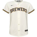 Milwaukee Brewers Jerseys Shop – youth milwaukee brewers nike cream home replica team jersey Baseball Jerseys and Caps