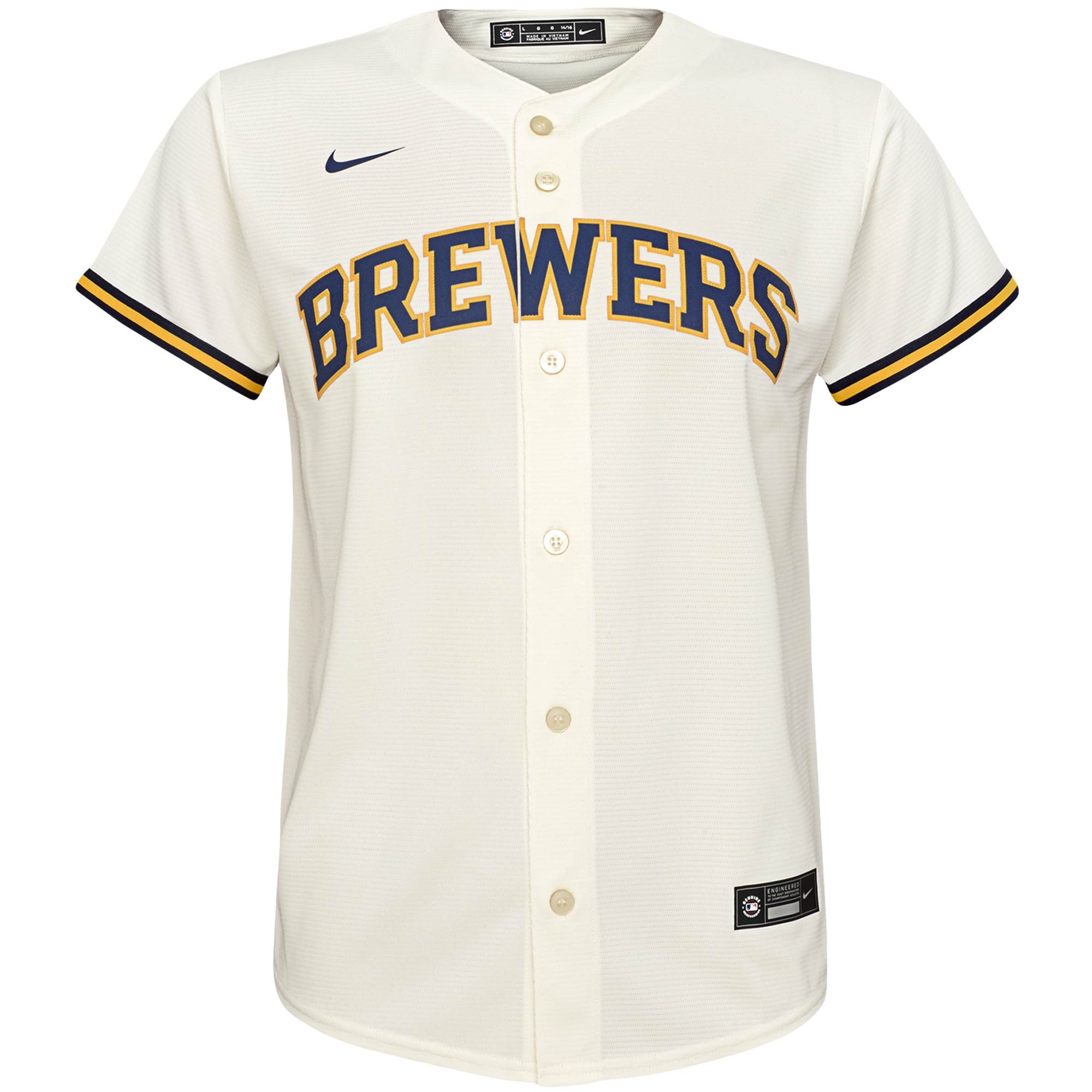 Milwaukee Brewers Jerseys Shop – youth milwaukee brewers nike cream home replica team jersey Baseball Jerseys and Caps