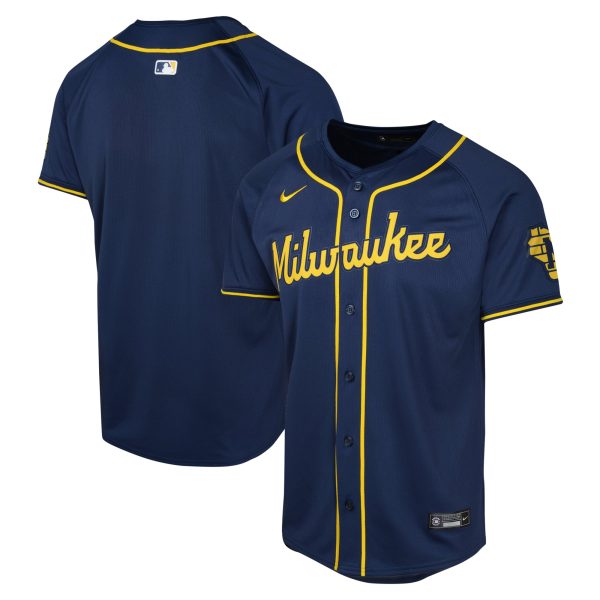 Milwaukee Brewers Jerseys Shop – youth milwaukee brewers nike navy alternate limited jersey Baseball Jerseys and Caps